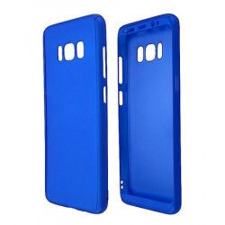 Husa de protectie cu acoperire completa 360 grade pentru Samsung Galaxy S8 protectie spate Albastru BBL793 
