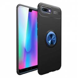 Husa de protectie cu inel magnetic rotativ pentru Huawei Honor 10 din silicon TPU protectie spate ultaslim bumper Negru 