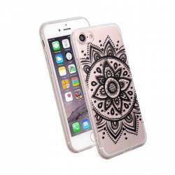 Husa de protectie pentru iPhone 7 protectie spate bumper capac de protectie model floral transparent BBL190 