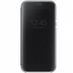 Husa flip cover Mad Clear View Case pentru Samsung Galaxy A5 2017 negru BBL161 