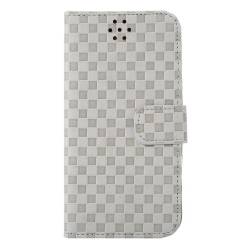 Husa GRID pentru SAMSUNG GALAXY S7 EDGE G935. Piele. Inchidere magnetica. Gri 