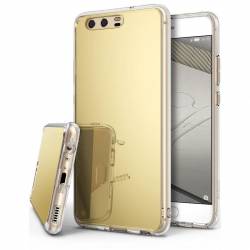 Husa Huawei P8 Lite P9 Lite 2017 Fashion Mirror Gold 