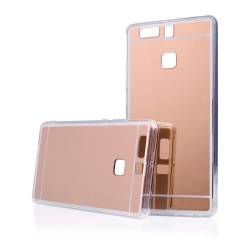 Husa Huawei P8 Lite P9 Lite 2017 Fashion Mirror RoseGold 
