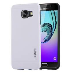 Husa metalica BRUSHED TEXTURE pentru SAMSUNG GALAXY A7 2016 A710. Alb