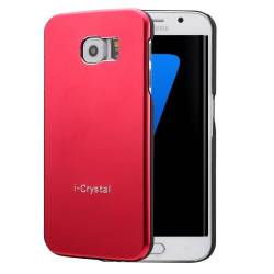 Husa metalica HEAT ARMOR pentru SAMSUNG GALAXY S7 EDGE G935. Rosu 