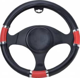 Husa Negra-Rosie pentru Volan 37-39cm Automax 