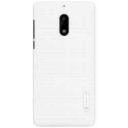 Husa Nokia 6 Nillkin Originala Frosted +Folie - White 