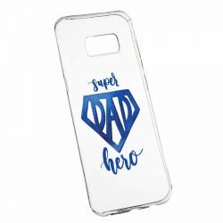 Husa pentru Samsung Galaxy S8 Silicon Slim Superhero Dad 182 