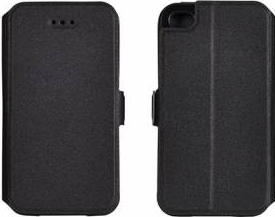 Husa protectie BOOK POCKET pentru SAMSUNG Galaxy S7 - G930. Inchidere magnetica. Piele. Negru 