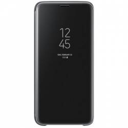 Husa protectie Clearview flip pentru Samsung Galaxy J6 + J6 Plus 2018 negru BBL603 