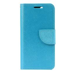 Husa protectie CROSS pentru iPhone 7. Piele. Flip orizontal. Inchidere magentica. Albastru 