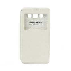 Husa protectie ICELAND pentru SONY XPERIA Z4. Inchidere flip-cover orizontal. Alb 