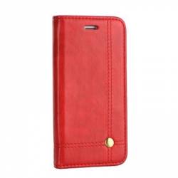 Husa protectie PRESTIGE pentru HUAWEI P9 LITE MINI. Piele Rosu 