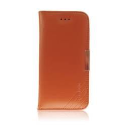 Husa protectie ROYAL pentru SONY XPERIA Z4. Inchidere magnetica. Piele naturala. Maro 