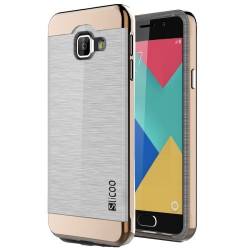 Husa protectie SLICOO pentru SAMSUNG GALAXY A7 2016 A710. Bi-cromatic. Maro 