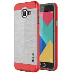 Husa protectie SLICOO pentru SAMSUNG GALAXY A7 2016 A710. Bi-cromatic. Rosu 