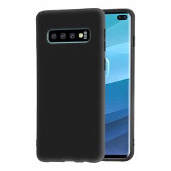 Husa protectie spate silicon pentru Samsung Galaxy S10 +/S10 Plus bumper ultraslim Negru BBL823 
