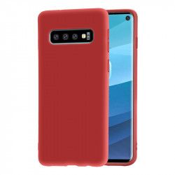 Husa protectie spate silicon pentru Samsung Galaxy S10 +/S10 Plus bumper ultraslim Rosu BBL821 