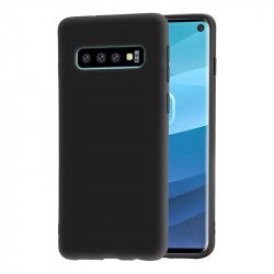 Husa protectie spate silicon pentru Samsung Galaxy S10 Lite/S10 E bumper ultraslim Negru BBL827 