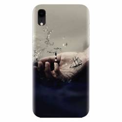 Husa silicon pentru Apple Iphone XR 3D Hand Ocean Render 