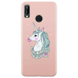 Husa silicon pentru Huawei P20 Lite Cute Rose Gold 