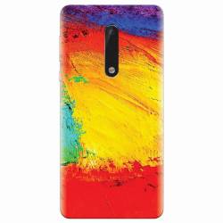 Husa silicon pentru Nokia 5 Colorful Dry Paint Strokes Texture 