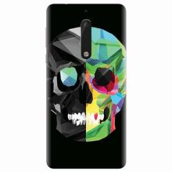 Husa silicon pentru Nokia 5 Colorful Skull 