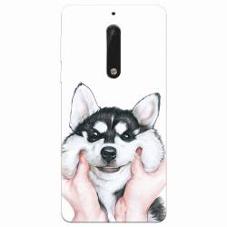 Husa silicon pentru Nokia 5 Cute Dog 1. 