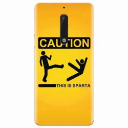 Husa silicon pentru Nokia 5 This Is Sparta Funny Illustration 