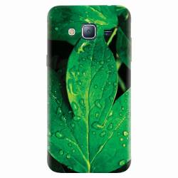 Husa silicon pentru Samsung Galaxy J3 2016 Leaves And Dew 