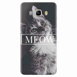 Husa silicon pentru Samsung Galaxy J5 2016 Meow Cute Cat 
