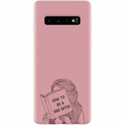 Husa silicon pentru Samsung Galaxy S10 How To Be A Bad 