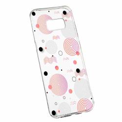 Husa Silicon Transparent Slim Circle 110 Samsung Galaxy S8 