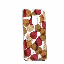Husa Silicon Transparent Slim Frunze 98 Samsung Galaxy J4 2018 