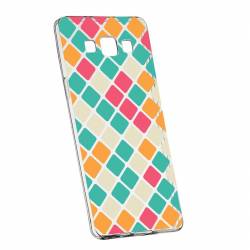 Husa Silicon Transparent Slim Mozaic 123 Samsung Galaxy J3 2016 