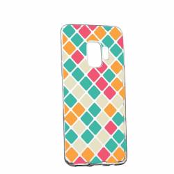 Husa Silicon Transparent Slim Mozaic 123 Samsung Galaxy J4 2018 