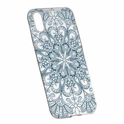 Husa Silicon Transparent Slim Non Figurative 96 Apple iPhone X 