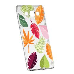 Husa Silicon Transparent Slim Toamna Frunze 151 Samsung Galaxy J3 2016 
