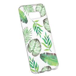 Husa Silicon Transparent Slim Tropical 150 Samsung Galaxy S8 