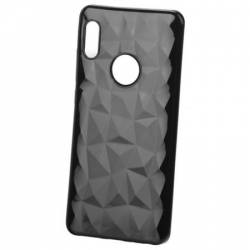Husa Spate Carcasa De Protectie Diamond Din Silicon Negru Pentru Xiaomi Mi8 BBL516 