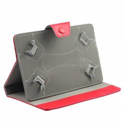 Husa Tableta 7 Inch Model X Rosu Tip Mapa Prindere 4 Cleme 