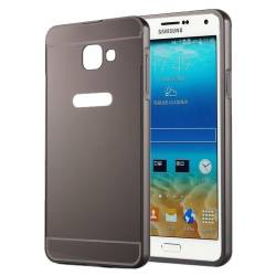 Husa tip carcasa si bumper ELECTRO-SHELL pentru SAMSUNG GALAXY A7 2016 A710. Gri 