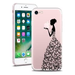 Husa Transparenta din Silicon pentru Apple iPhone 8 colectia Primavara 2017 Princess 