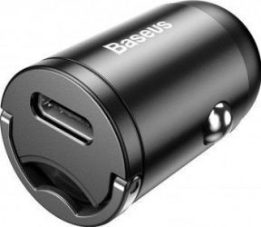 Incarcator auto Baseus Tiny Star Mini Quick Charge Port PD Type-C 30W Gray 