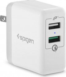 Incarcator Retea Spigen Qualcomm Quick Charger 3.0 Travel USA F207 Alb