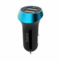 Incarcator auto Hoco UC202 2 porturi USB 2.4 A Albastru 