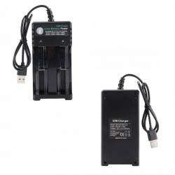 Incarcator dublu pt acumulator baterie reincarcabila 4.2V 1000mA