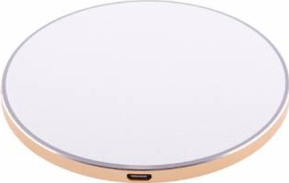 Incarcator wireless fast charge Aluminum Ultra Slim 10W GOLD +Incarcator retea fast 9V2A 