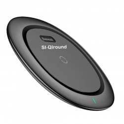 Incarcator Wireless SI-Baseus QIround New Model 2018 incarcare rapida SamsungApple negru 