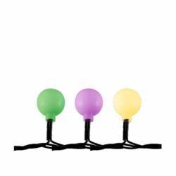 Instalatie 50 LED-uri multicolore ornament glob 4.9 m interiorexterior 
